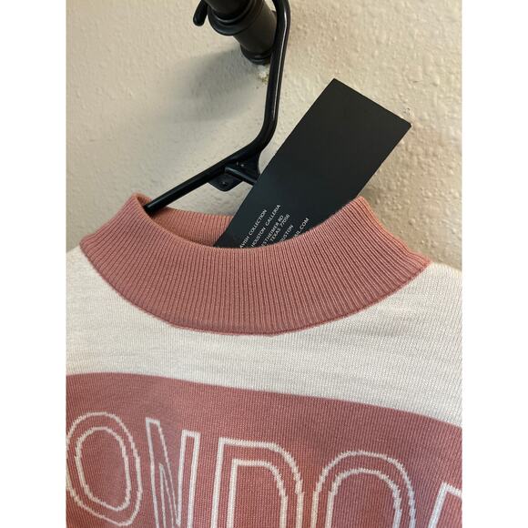 NWT Landon Crop Top Lavish Balboa Women’s Sweater Size Large long sleeve crew - Picture 7 of 11